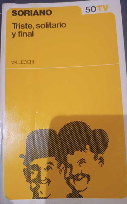 Triste, solitario y final - Soriano - copertina