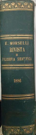 Rivista di filosofia scientifica (volume quinto)