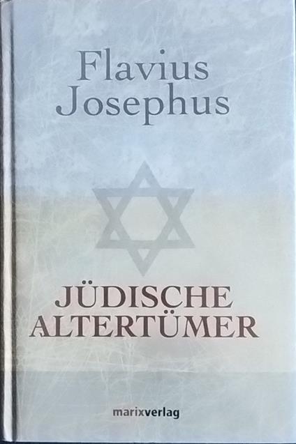 Judische altertumer - Flavius Iosephus - copertina