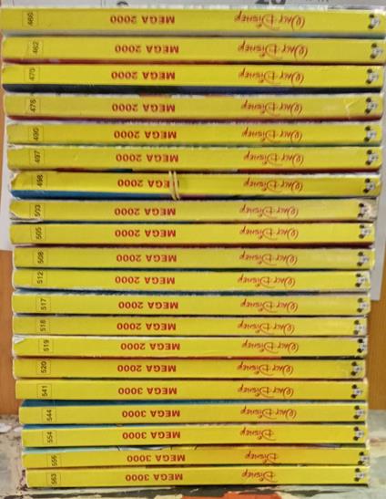 Mega 2000 e Mega 3000 n. 20 volumi - Walt Disney - copertina