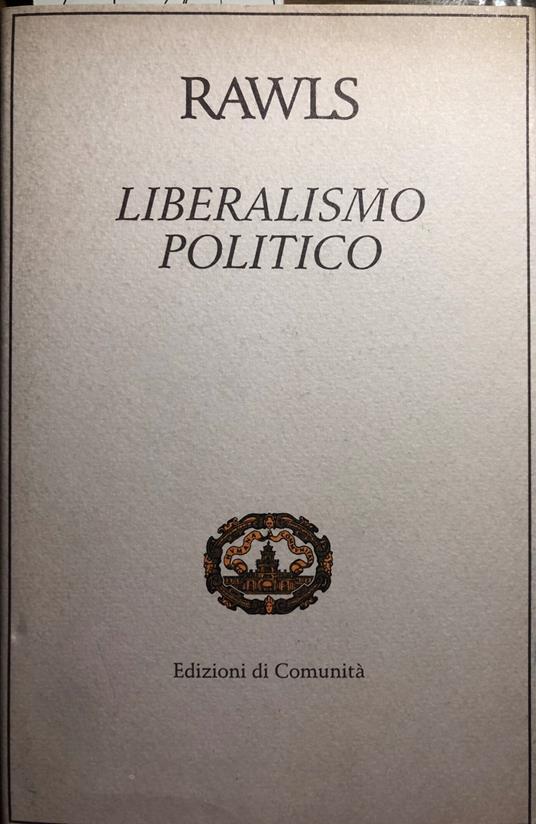 Liberalismo politico - copertina