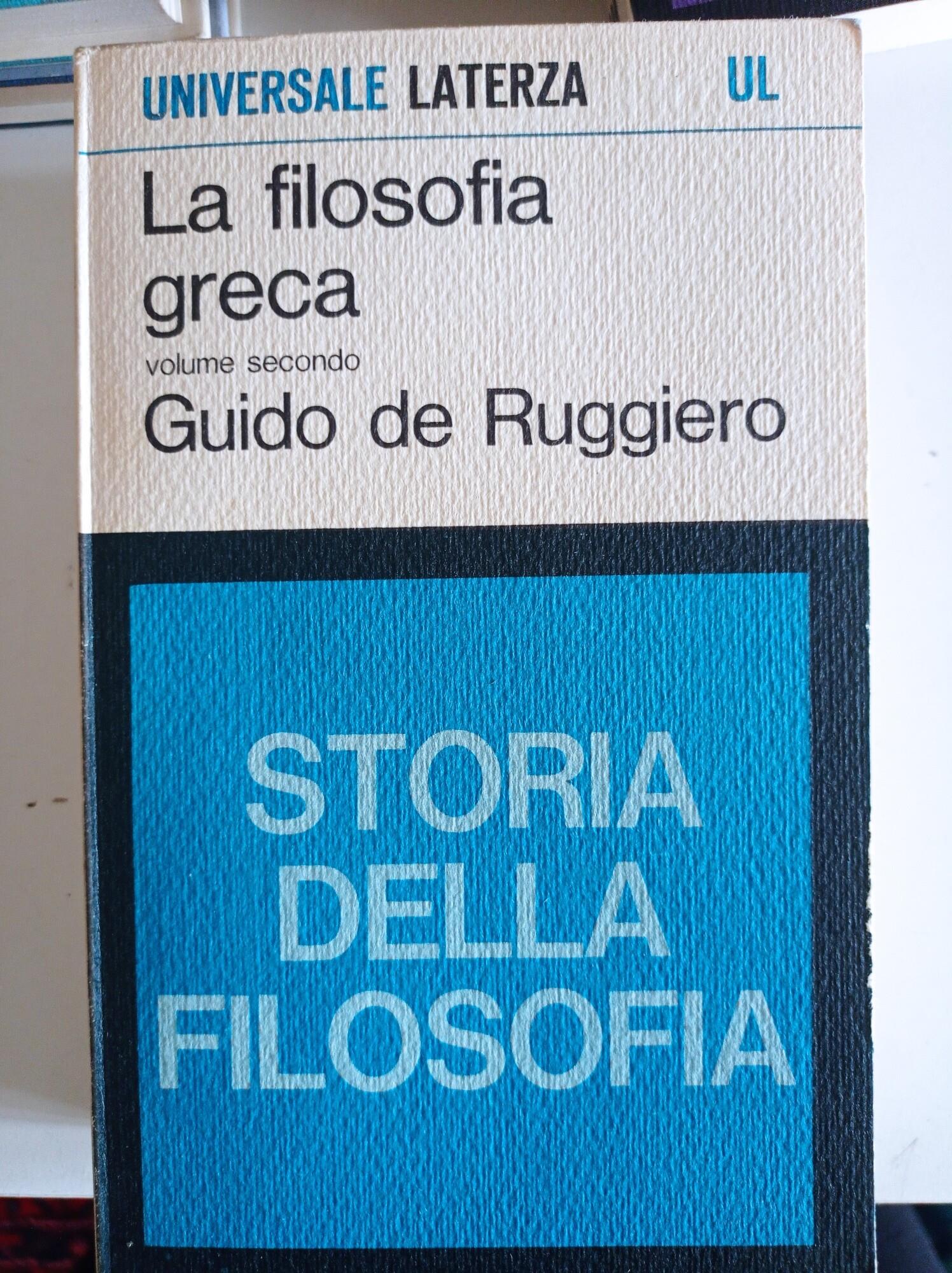 La filosofia greca (2 Volumi)