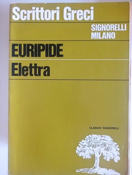 Elettra - Euripide - copertina