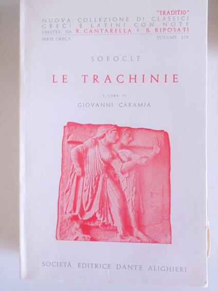 Le Trachinie - Sofocle - copertina