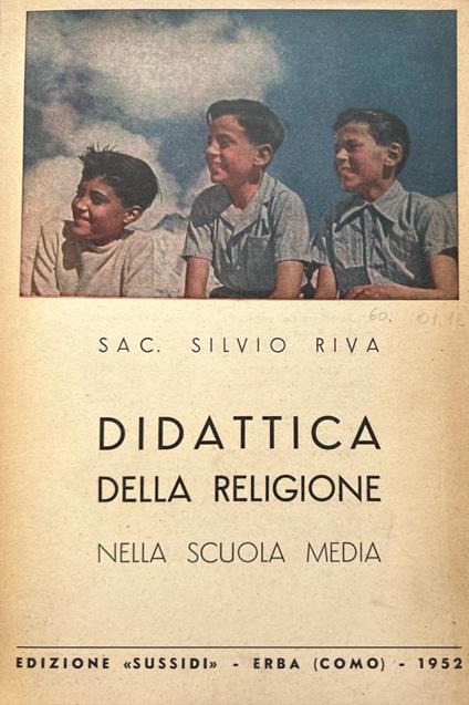 Didattica della religione nella scuola media - Silvio Riva - copertina