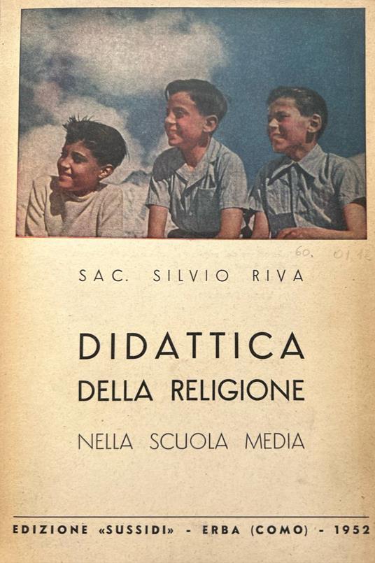 Didattica della religione nella scuola media - Silvio Riva - copertina