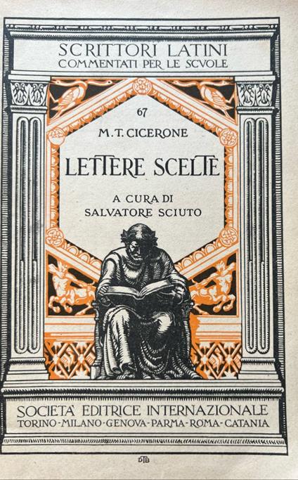 Opere scelte - M. Tullio Cicerone - copertina