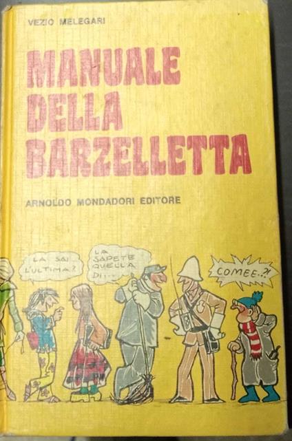 Manuale della barzelletta - Vezio Melegari - copertina