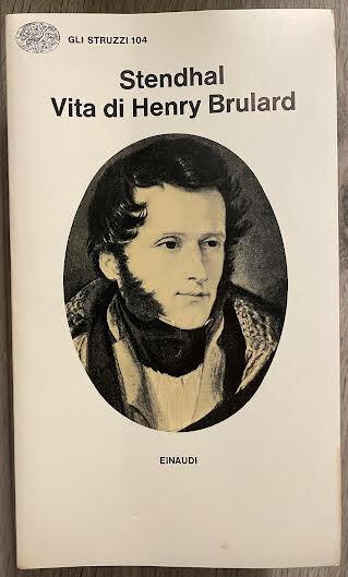 Vita di Henry Brulard - Stendhal - copertina