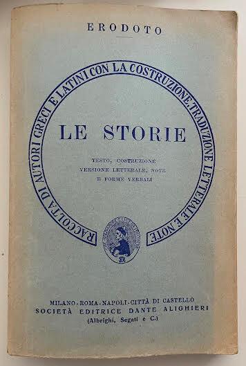 Le storie - Erodoto - copertina