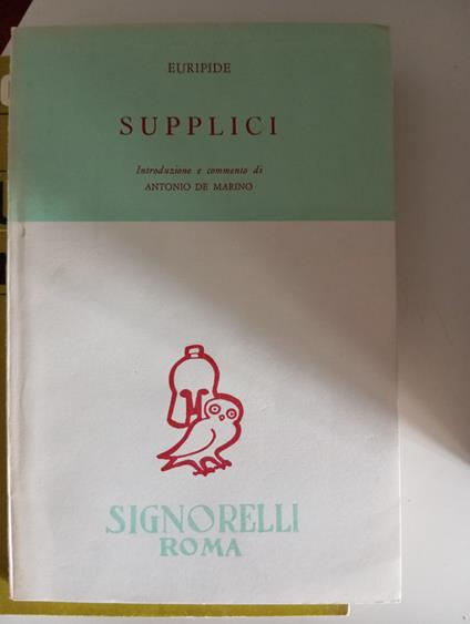 Supplici - Euripide - copertina