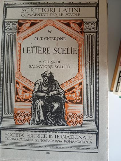 Lettere scelte - M. Tullio Cicerone - copertina