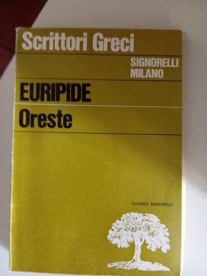 Oreste - Euripide - copertina
