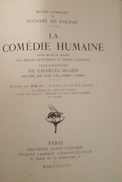 La Comèdie Humaine. Vol. I - Honoré de Balzac - copertina