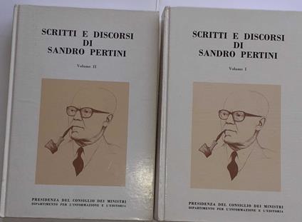 Scritti e discorsi di Sandro Pertini. Volume I II - Sandro Pertini - copertina