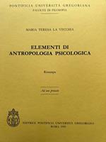 Elementi di antropologia psicologica