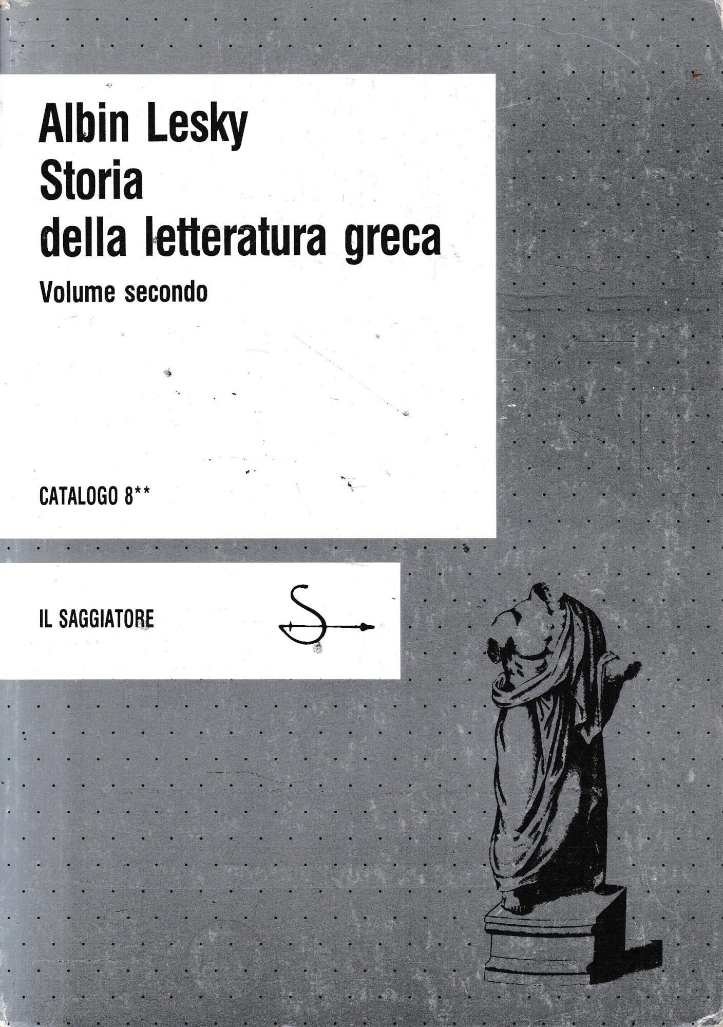 Storia della letteratura greca, volume 2°