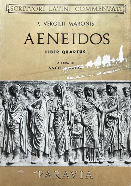 Aeneidos. Liber quartus - Publio Virgilio Marone - copertina