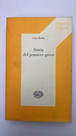 storia del pensiero greco