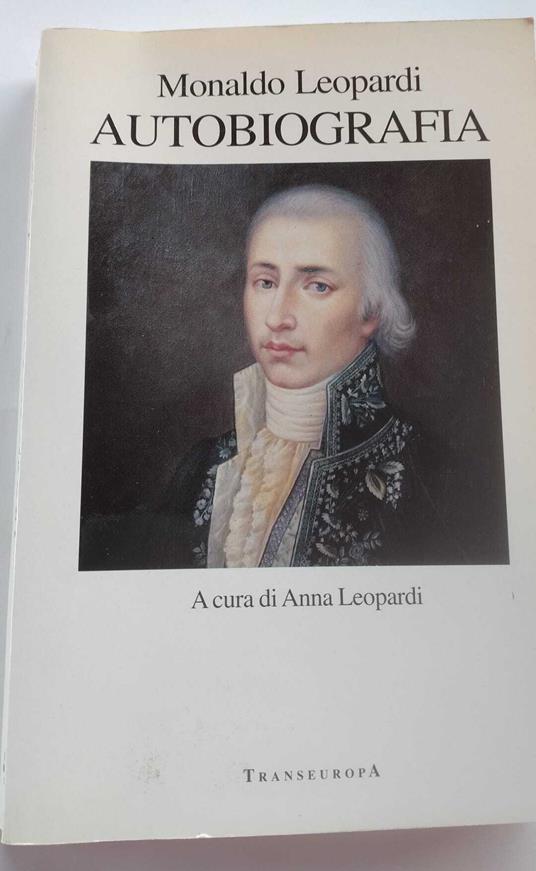 Autobiografia - Monaldo Leopardi - copertina