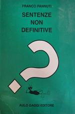 Sentenze non Definitive