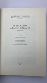 Il processo a Paolo Orgiano. 1605-1607