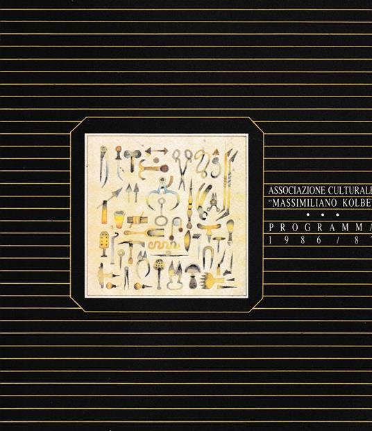 Associazione Culturale "Massimiliano Kolbe". Programma 1986/87 - Tullio Pericoli - copertina