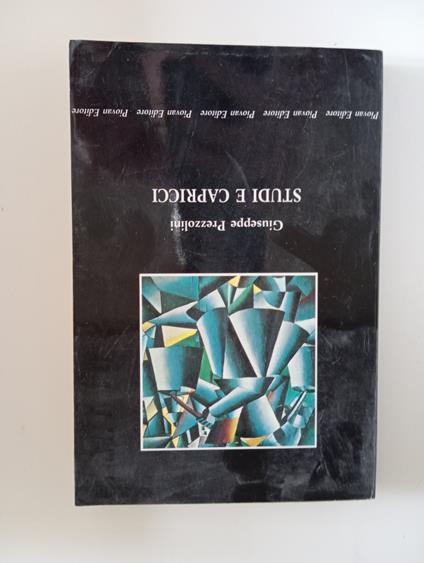 Studi e capricci - Giuseppe Prezzolini - copertina