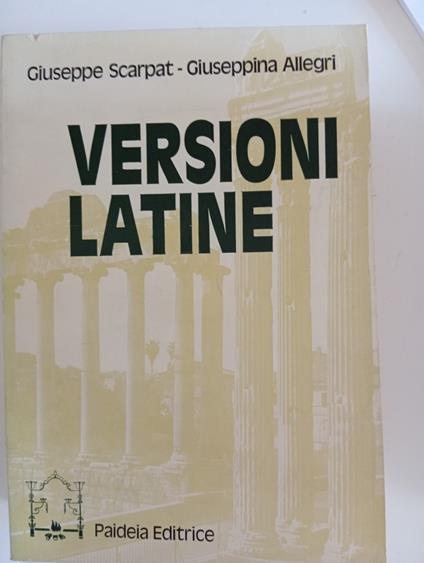 Versioni latine - G. Scarpat - copertina