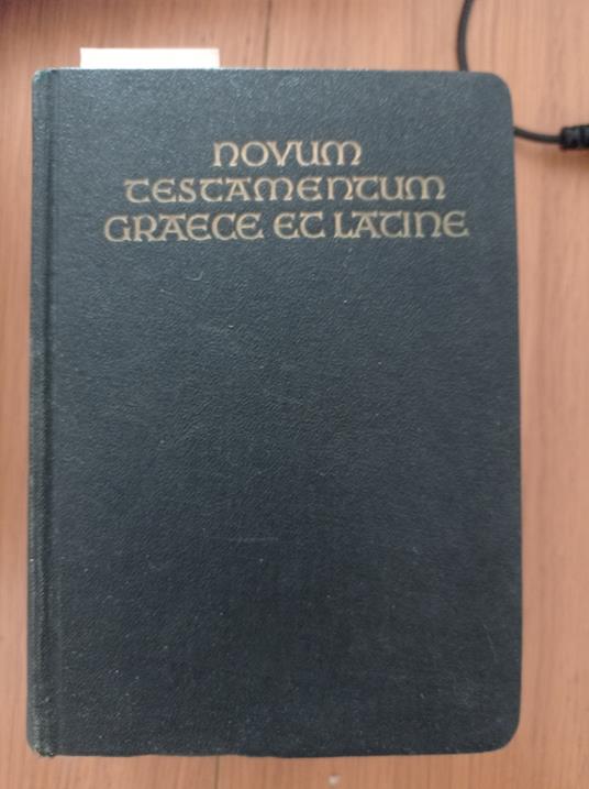 Novum Testamentum graece et latinae - copertina