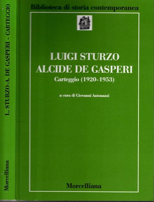 Carteggio (1920-1953) - Luigi Sturzo - copertina