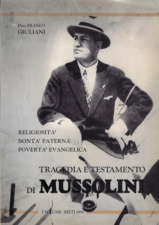 Tragedia e testamento di Mussolini Vol.1 - copertina