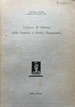 Lezioni di scienza delle finanze e diritto finanziario