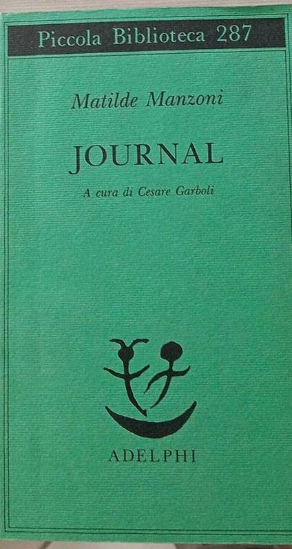 Journal - Matilde Manzoni - copertina