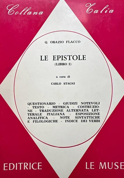Le Epistole (Libro I) - Q. Flacco Orazio - copertina