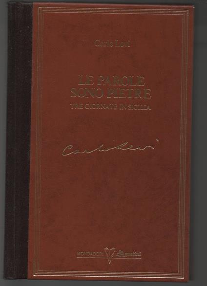 Le parole sono pietre - Carlo Levi - copertina