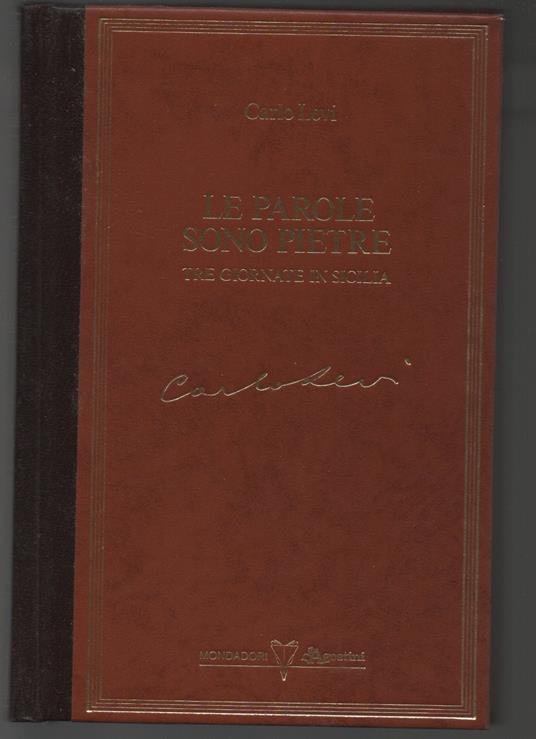 Le parole sono pietre - Carlo Levi - copertina