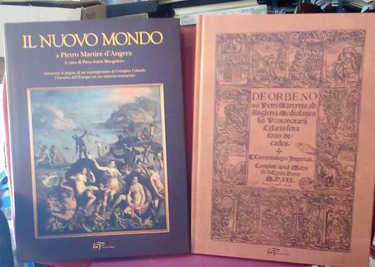 Il Nuovo Mondo-De Orbe Novo (ristampa anastatica) due volumi - copertina