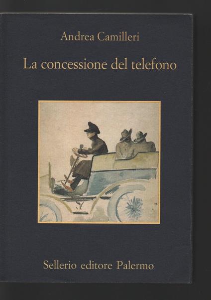 La concessione del telefono - Andrea Camilleri - copertina