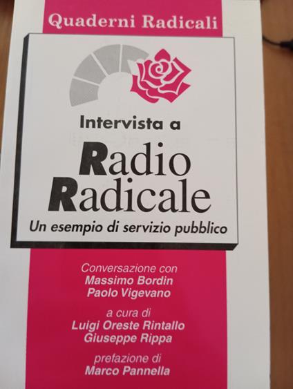 Intervista a Radio Radicale - copertina