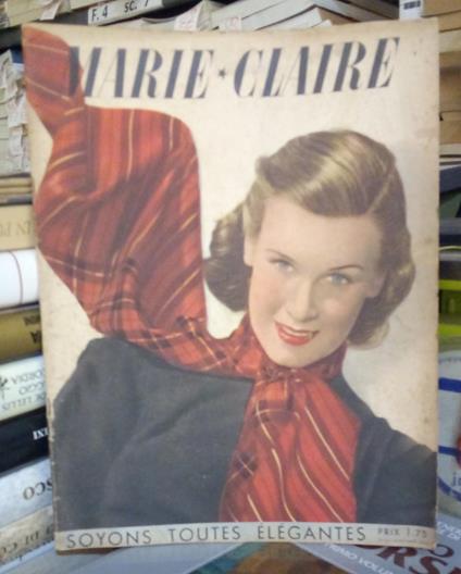 Marie Claire, n. 32, 8 Octobre 1937 - copertina