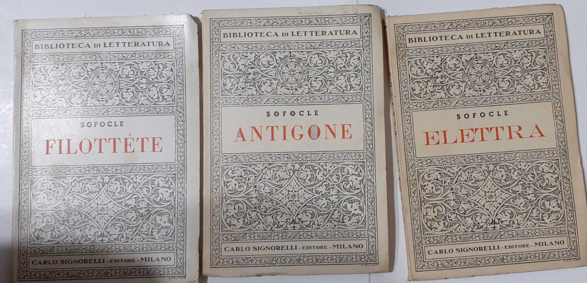 Filottéte-Elettra-Antigone