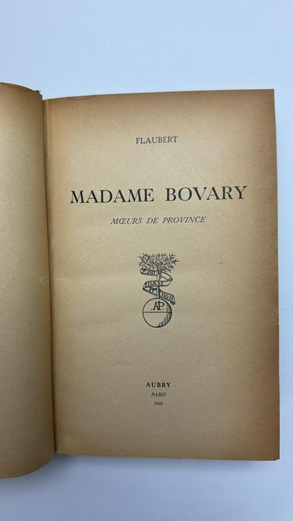Madame Bovary - Gustave Flaubert - copertina