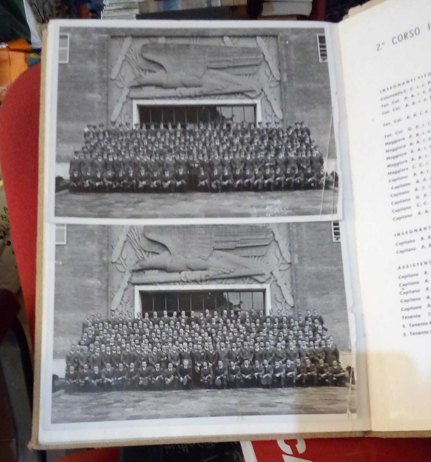 2° Corso Integrazione Ufficiali. Arma Aeronautica, ruolo servizi