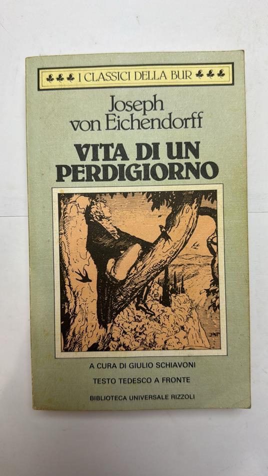 Vita di un perdigiorno - Joseph von Eichendorff - copertina