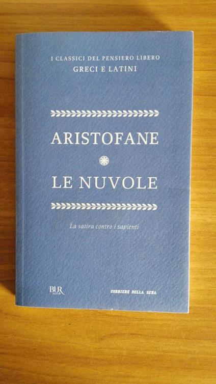 Le nuvole - Aristofane - copertina