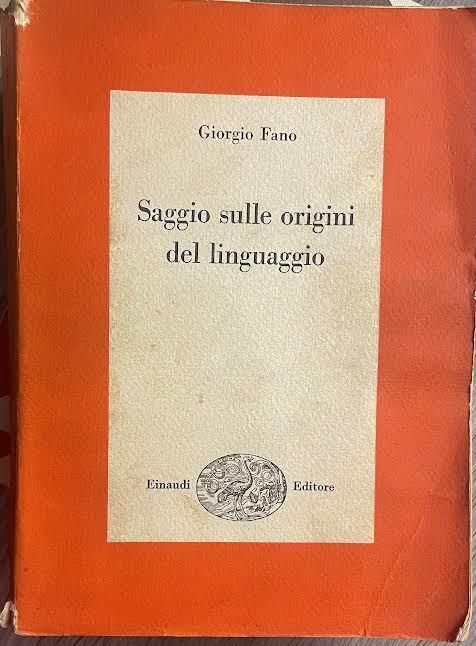 Saggio sulle origini del linguaggio. Con una storia critica delle dottrine glottogoniche