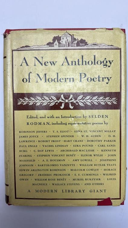 A New Anthology of Modern Poetry - copertina