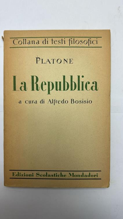 La Repubblica - Platone - copertina