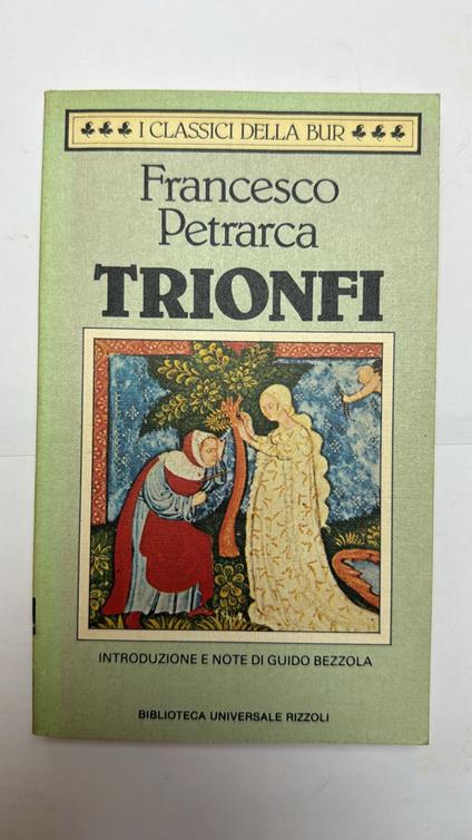 Trionfi - Francesco Petrarca - copertina